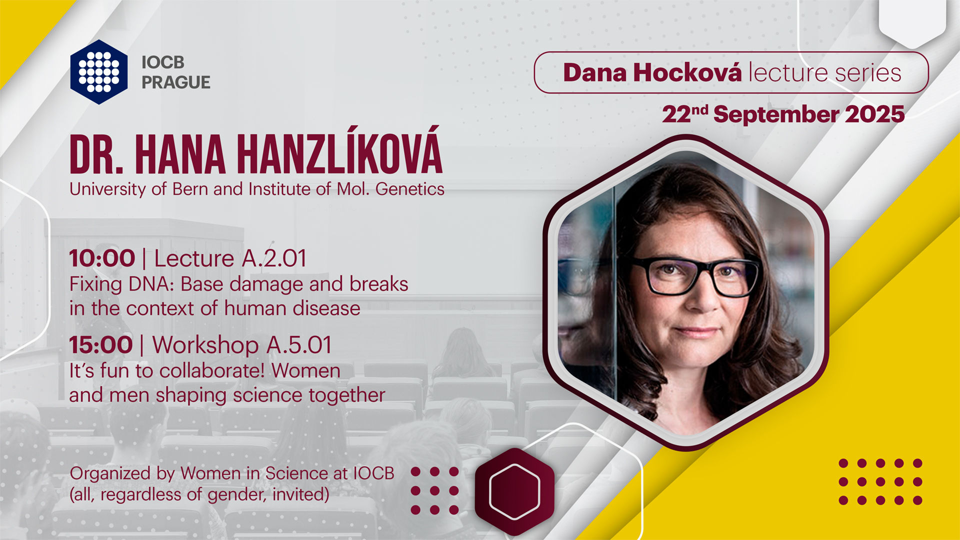 Dana Hocková Lecture – Hana Hanzlíková