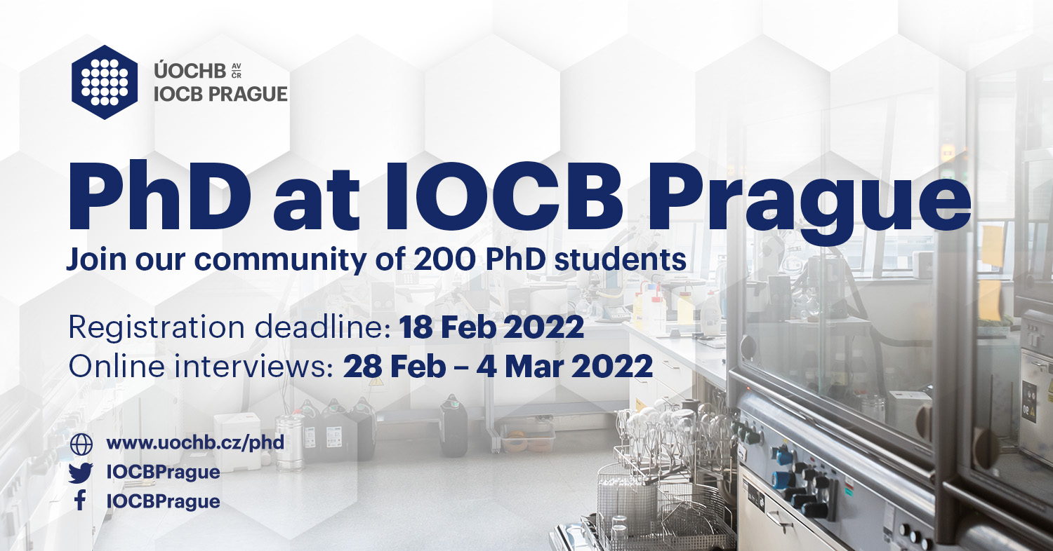 PhD projects at IOCB Prague 2022 – Call for applications